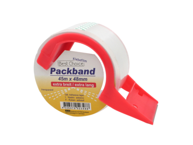 Klebeband Packband inkl. Abroller, 45mx48mm