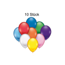 Luftballons, sortiert, 22cm Durchm., 10er-Pack