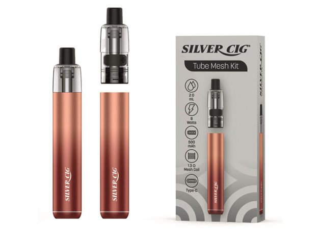 Silver Cig - Basisgerät Rot - USB-Typ-C-Anschluss