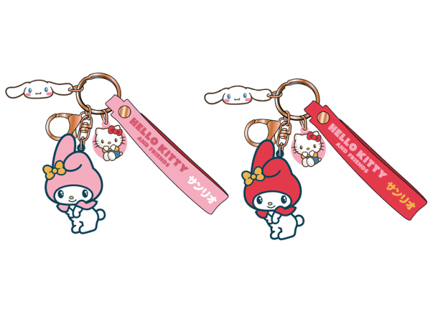 Schlüsselanhänger "Hello Kitty" Melody; 3D; 2-fach sortiert; 24er Pack