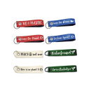 Schl&uuml;sselschilder Filz, 4 Farben + 8 Spr&uuml;che,...