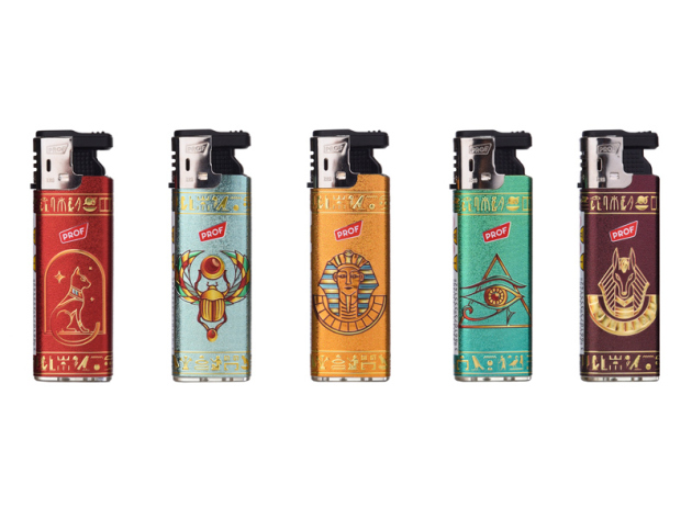 Sturmfeuerzeuge "Egypt" 3D Effekt, 5-fach sortiert, 50er Display