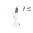 Glasbong "Peace" transp; H&ouml;he 26 cm;...