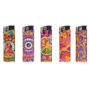 Elektrofeuerzeuge "HIPPIE",  5-fach sortiert,...