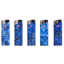 Elektrofeuerzeuge "BLUE FLOWERS",...