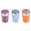 Autoaschenbecher "Good Vibes" ; 3-fach...