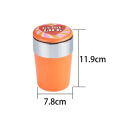 Autoaschenbecher "Good Vibes" ; 3-fach sortiert; Ø 7,6 cm, H 11,4 cm; 6er Display