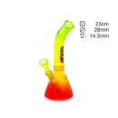 Glasbong "Rasta" gelb/rot/gr&uuml;n transp;...