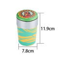 Autoaschenbecher "Hippie" ; 3-fach sortiert; Ø 7,6 cm, H 11,4 cm; 6er Display