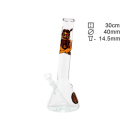 Glasbong "Music, Peace, Love" transp; H&ouml;he...