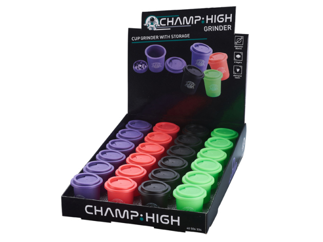 Grinder 3-tlg., Ø 3 cm, 24er Display