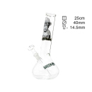 Glasbong "Pay Get" transp; H&ouml;he 25 cm;...