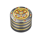 Grinder "Rasta Peace"; 4-tlg., Ø 5 cm
