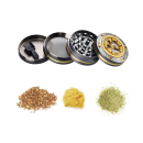 Grinder "Rasta Peace"; 4-tlg., Ø 5 cm