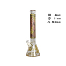 Glasbong "Heavy 3" transp; H&ouml;he 42 cm;...