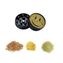 Grinder "Yellow Smile"; 2-tlg., Ø 3 cm, 12er Display