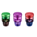 Grinder "Skull Head"; 3-tlg., Ø 4,5 cm, 3-fach sortiert;  einzeln