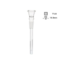 Glaschillum L&auml;nge 11 cm; Schliff 14,5 mm