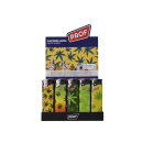 Elektrofeuerzeuge "RASTA LEAVES", 5-fach sortiert, 50er Display