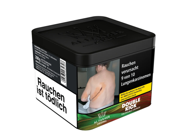 Al Fakher Tabak - Double Kick (Doppelapfel) - 200g