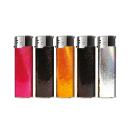 Elektrofeuerzeuge "GLITZER", 5-fach...