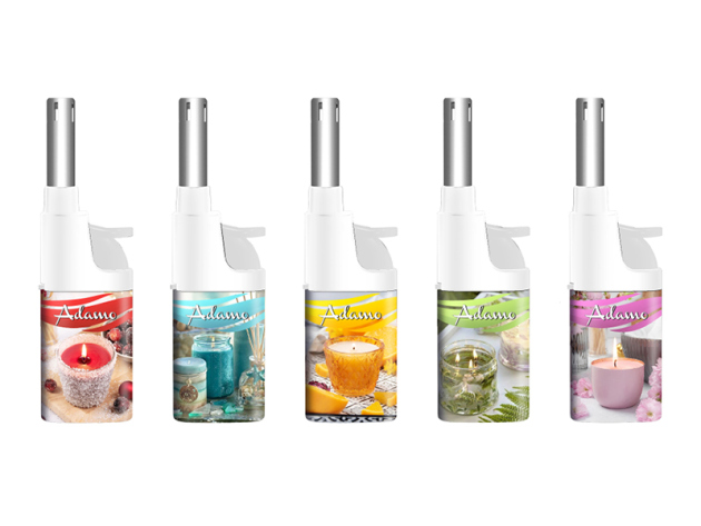 Stabfeuerzeuge Mini "Candles" 5-fach sortiert, 25er Display