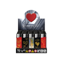 Elektrofeuerzeuge "SHINY HEART", 5-fach...