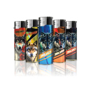 Elektrofeuerzeuge "WOLVES PACK", 5-fach sortiert, 50er Display