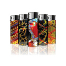 Elektrofeuerzeuge "ELEGANZA", 5-fach sortiert, 50er Display