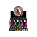 Elektrofeuerzeuge "MORE DISCO", 5-fach...