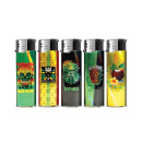 Elektrofeuerzeuge "RASTA PARADISE", 5-fach...