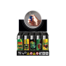 Elektrofeuerzeuge "RASTA PARADISE", 5-fach sortiert, 50er Display