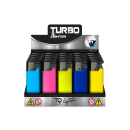 Sturmfeuerzeuge "Neon Rubber" Turbo gummiert,...