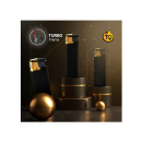 Sturmfeuerzeuge "Black Elite Rubber" Turbo gummiert, 25er Display