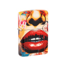 Zippo Feuerzeug - Street Art Face Design