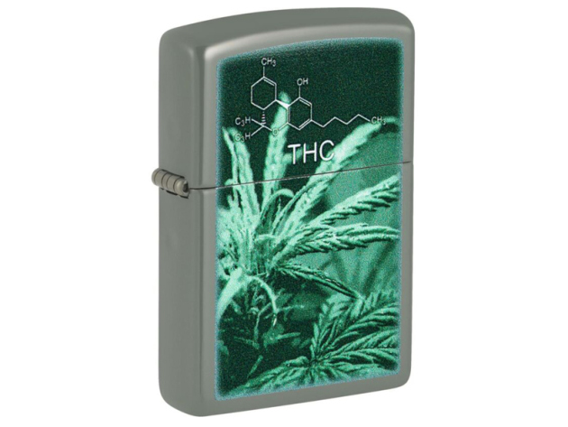 Zippo Feuerzeug - THC Cannabis Design