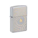 Zippo Feuerzeug - Flame and Circles Design 2