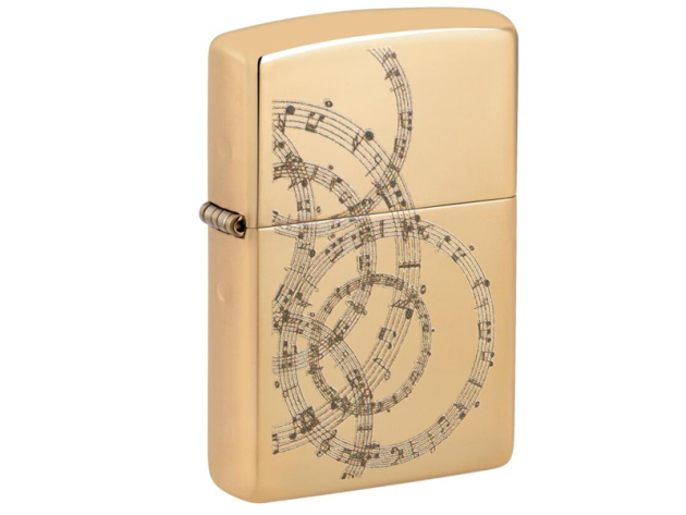 Zippo Feuerzeug - Musical Notes Design