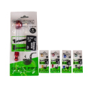 Handpfeifen "Metallic" mit Sieb, 4-fach...