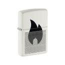 Zippo Feuerzeug - Zippo Design wei&szlig;-schwarz