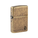 Zippo Feuerzeug - Armor Series Flame Antique Brass