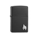 Zippo Feuerzeug - Emblem Attached Black Matte