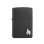 Zippo Feuerzeug - Emblem Attached Black Matte