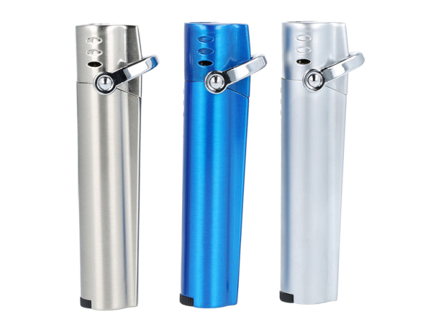 Sturmfeuerzeuge "Shiny" Jet-Flame, 3-fach sortiert, 6er Display