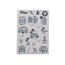 Spielkarten "VW"; 54 Karten pro Blatt, 2-fach sortiert; einzeln