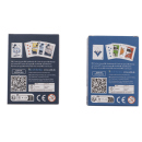 Spielkarten "VW"; 54 Karten pro Blatt, 2-fach sortiert; einzeln