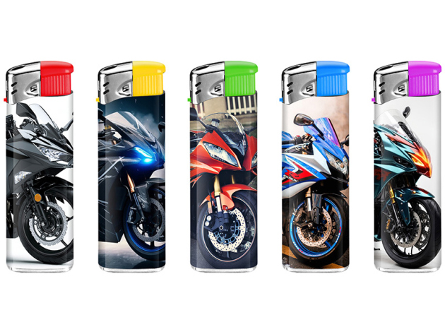 Rod Lighters Mini "Glitzer Diamant" 24p display