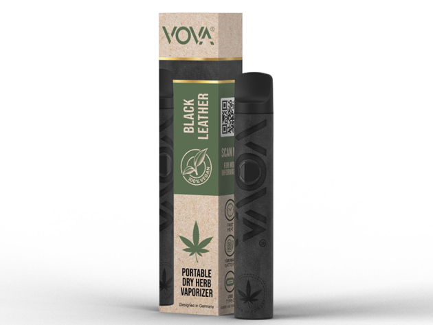 Vova Vaporizer - Black Leather