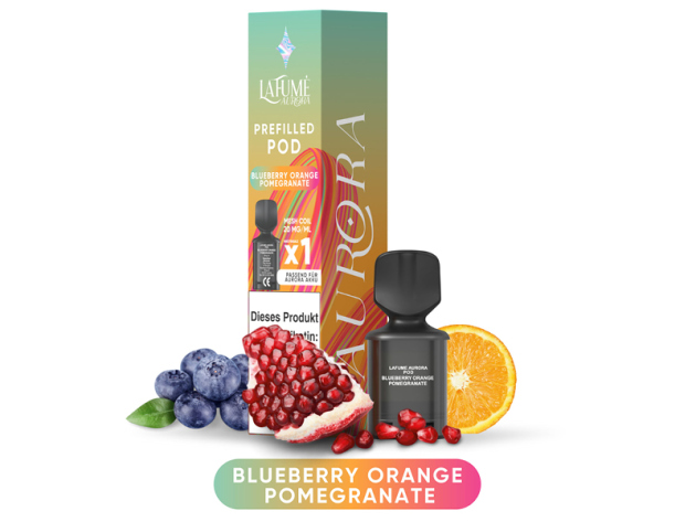 Lafume Aurora Pod - Blueberry Orange Pomegranate (Blaubeer, Orangen, Granatapfel) - 20mg