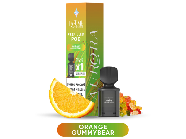 Lafume Aurora Pod - Orange Gummybear (Orange, Gummibärchen) - 20mg